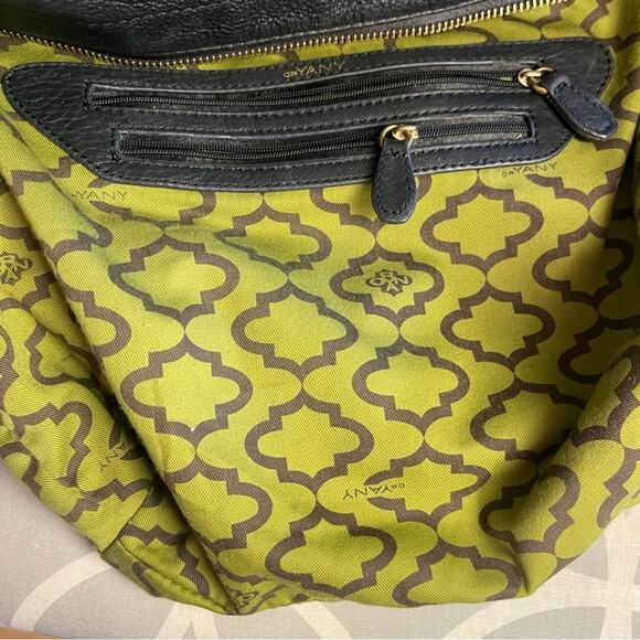 OrYANY Lian Leather Zipper Detail Slouchy Hobo Colorblock Bag - Picture 6 of 11